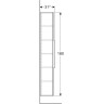 Шкаф-пенал GEBERIT ICON 841001000 35 см